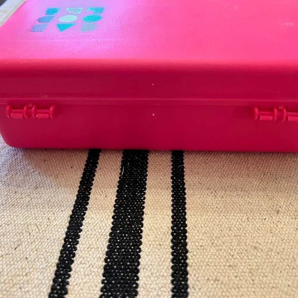 Vintage Mini Caboodles Make Up Jewelry Case With Mirror 2605 Pink 1980s